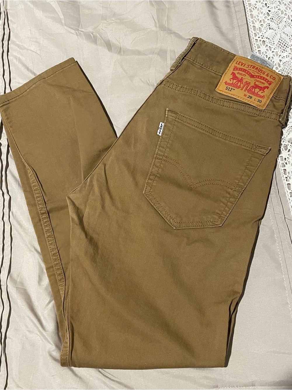 Levi's Men's Tan Skinny Jeans - 512 Style